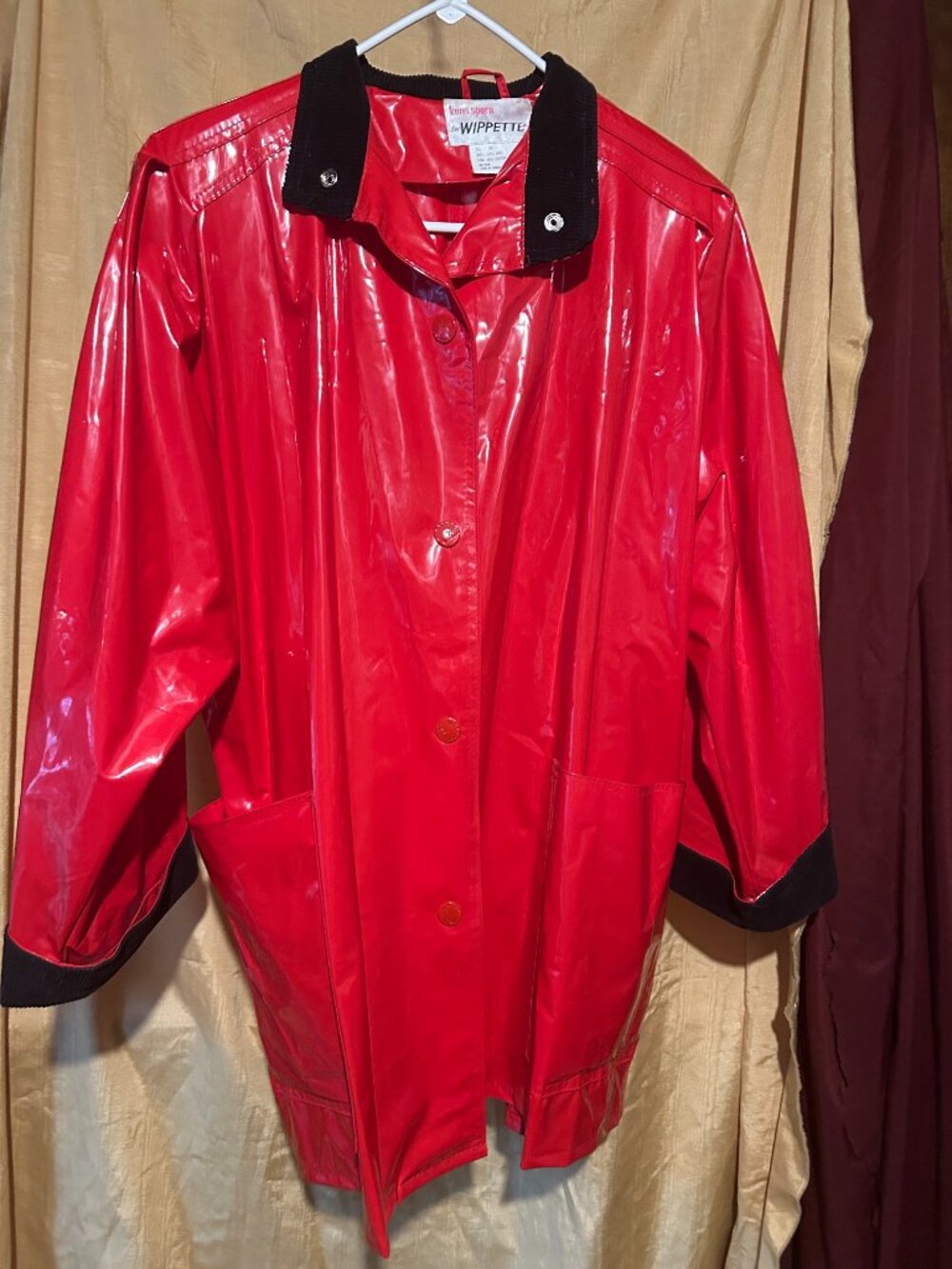 Vintage Wippette Red Raincoat